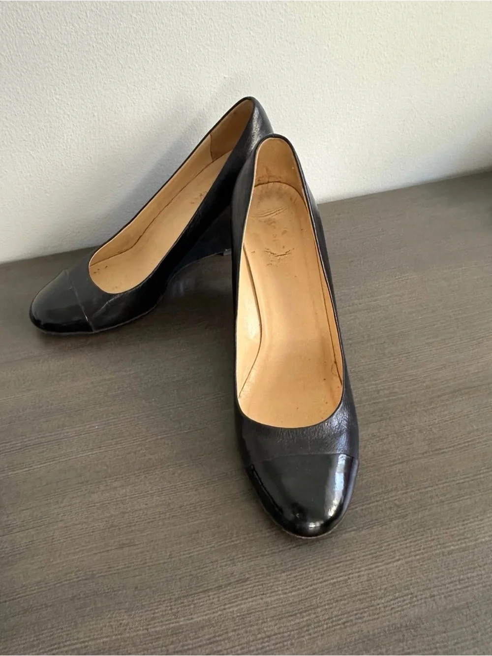 Kate Spade | Kate Spade Shoes Size 9.5 Kate Spade Wedge with Patent Leather Toe